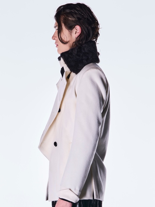 (ͽ���ʡ�11������12������ͽ��/kiryuyrik������奦����奦/Beaver Napoleon Jacket/White