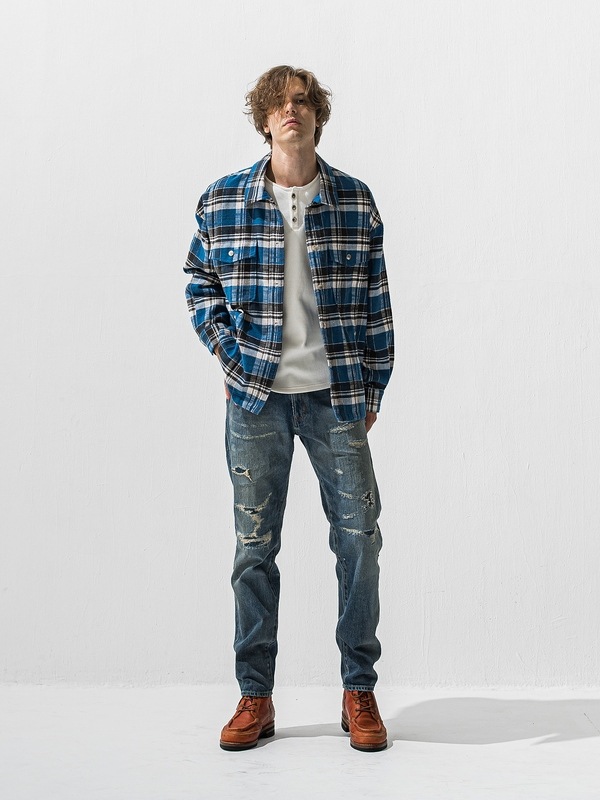 (ͽ���ʡ�12��1������ͽ��/42TH RESOUND CLOTHING���ꥵ����ɥ���������/regular taperd Scott jeans/IND USED