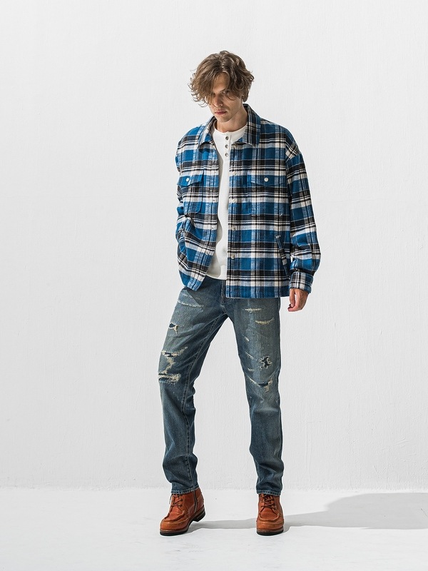 (ͽ���ʡ�12��1������ͽ��/42TH RESOUND CLOTHING���ꥵ����ɥ���������/regular taperd Scott jeans/IND USED