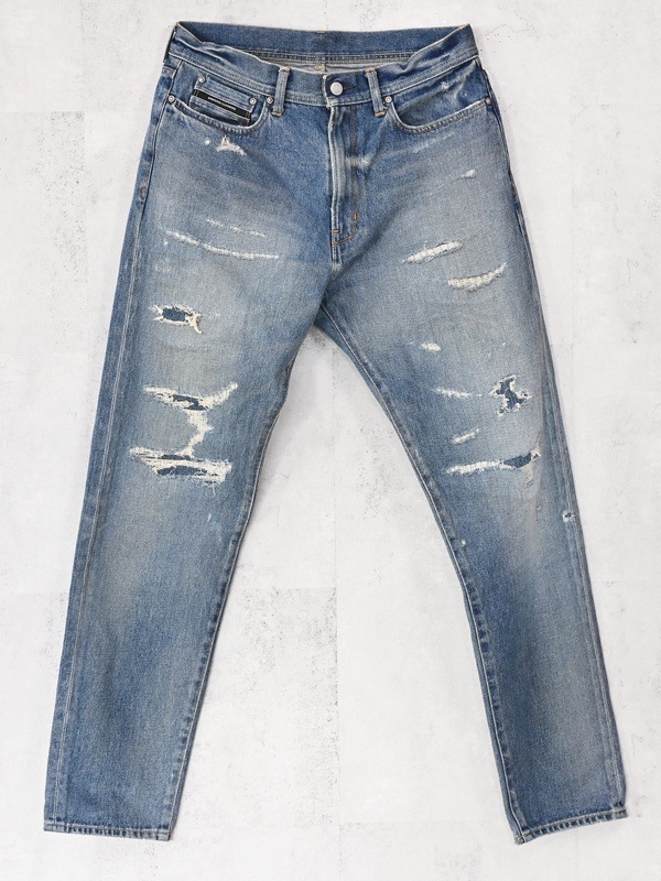 (ͽ���ʡ�12��1������ͽ��/42TH RESOUND CLOTHING���ꥵ����ɥ���������/regular taperd Scott jeans/IND USED