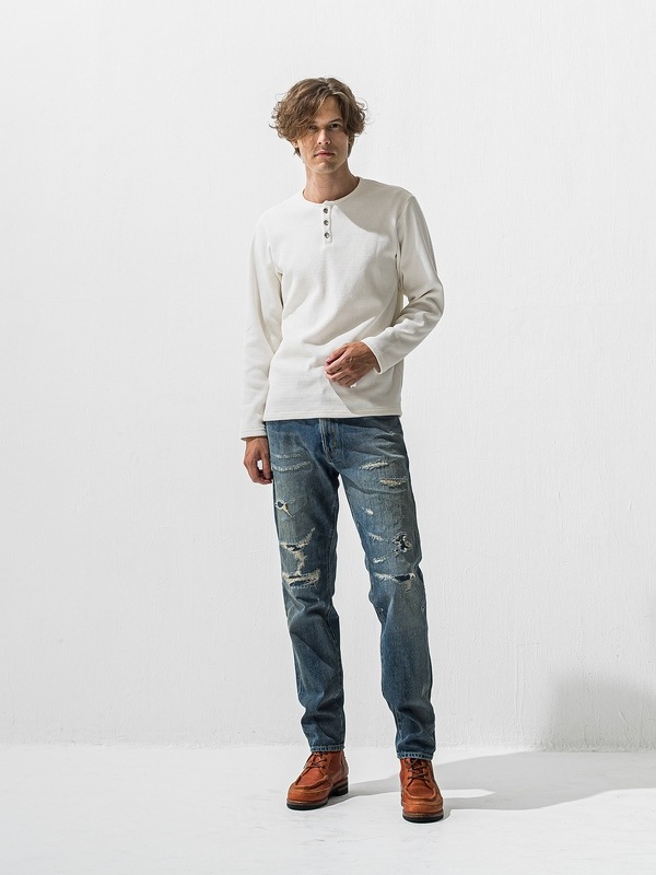 (ͽ���ʡ�12��1������ͽ��/42TH RESOUND CLOTHING���ꥵ����ɥ���������/regular taperd Scott jeans/IND USED