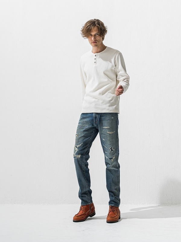 (ͽ���ʡ�12��1������ͽ��/42TH RESOUND CLOTHING���ꥵ����ɥ���������/regular taperd Scott jeans/IND USED