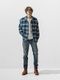 (ͽ���ʡ�12��1������ͽ��/42TH RESOUND CLOTHING���ꥵ����ɥ���������/regular taperd Scott jeans/IND USED