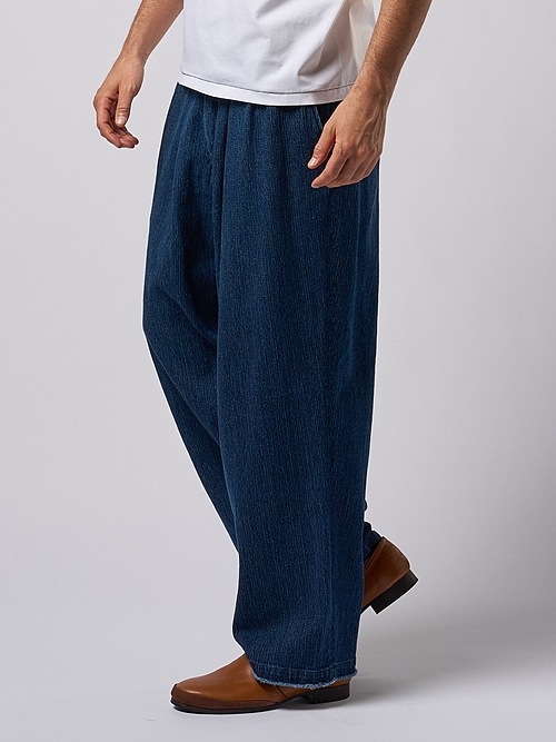 �㴰���wjk�����֥른��������/2-tuck wide trousers/used