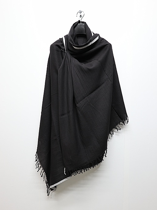 ひ194 超美品 ヨウジヤマモト　ワイズ　マフラー　カシミヤ70%　シルク Yohji Yamamoto・ヨウジヤマモト 【正規取扱店】 オフサイド OFFSIDE