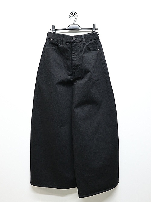 LAD MUSICIANå ߥ塼/14oz DENIM WIDE PANTS/BLACK