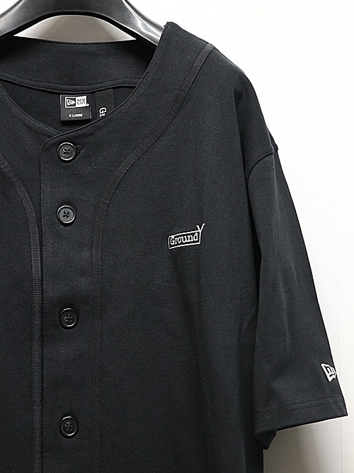 Ground Y�����饦��ɥ磻/NEWERA HWC BB SHIRTS GY BOX LOGO BLK/BLACK