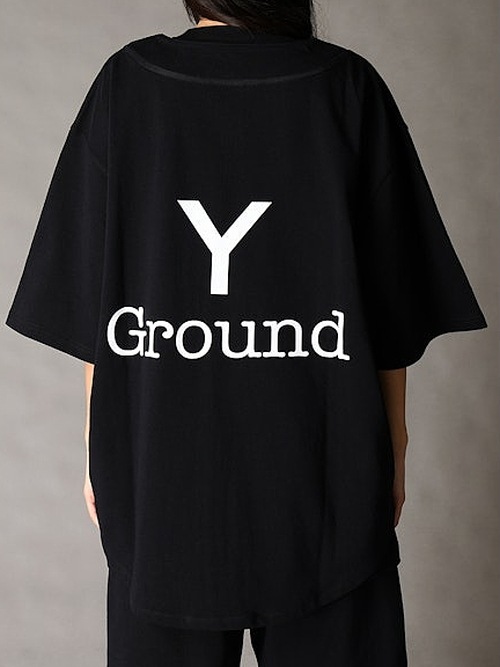 Ground Y�����饦��ɥ磻/NEWERA HWC BB SHIRTS GY BOX LOGO BLK/BLACK