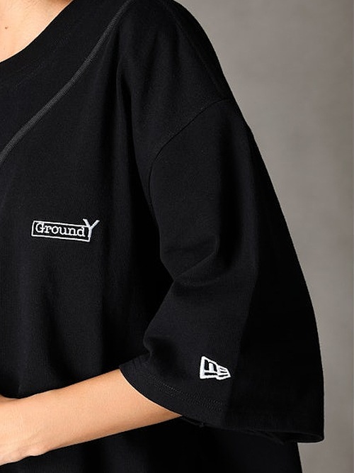 Ground Y�����饦��ɥ磻/NEWERA HWC BB SHIRTS GY BOX LOGO BLK/BLACK