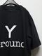 Ground Y�����饦��ɥ磻/NEWERA HWC BB SHIRTS GY BOX LOGO BLK/BLACK