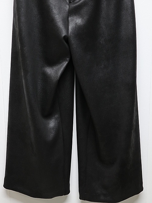 LAD MUSICIAN����å� �ߥ塼�������/STRETCH FAUX LEATHER/J WIDE PT/BLACK
