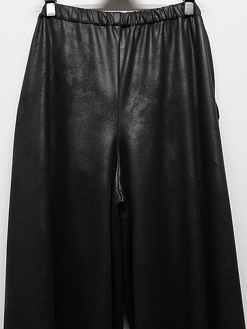 LAD MUSICIAN����å� �ߥ塼�������/STRETCH FAUX LEATHER/J WIDE PT/BLACK