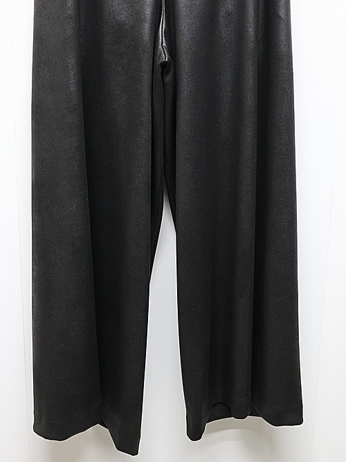 LAD MUSICIAN����å� �ߥ塼�������/STRETCH FAUX LEATHER/J WIDE PT/BLACK