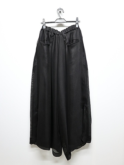 (ͽ���ʡ�6��7������ͽ��/kiryuyrik������奦����奦/KARAMI Wide Tuck Slacks/Black