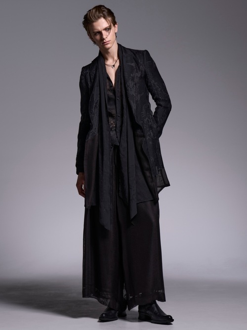 (ͽ���ʡ�6��7������ͽ��/kiryuyrik������奦����奦/KARAMI Wide Tuck Slacks/Black