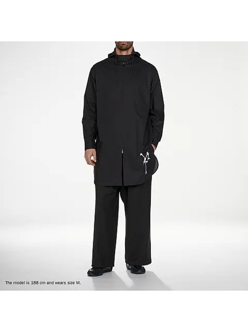 Y-3���磻���꡼/HOOD COT SHRT/BLACK