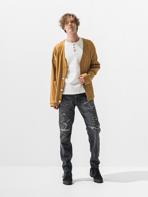 (ͽ���ʡ�12��1������ͽ��/42TH RESOUND CLOTHING���ꥵ����ɥ���������/regular taperd Scott jeans/BKUSED
