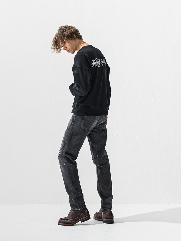(ͽ���ʡ�12��1������ͽ��/42TH RESOUND CLOTHING���ꥵ����ɥ���������/regular taperd Scott jeans/BKUSED