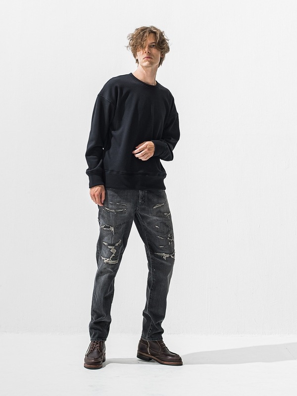 (ͽ���ʡ�12��1������ͽ��/42TH RESOUND CLOTHING���ꥵ����ɥ���������/regular taperd Scott jeans/BKUSED
