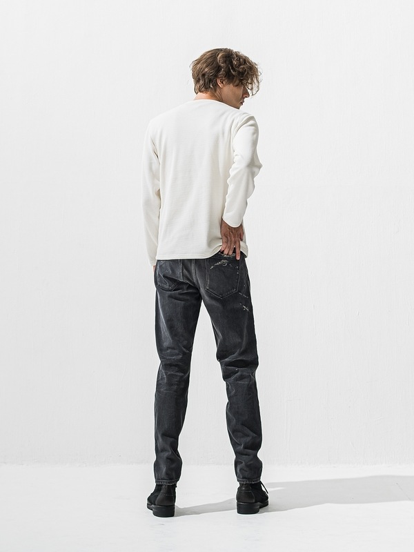 (ͽ���ʡ�12��1������ͽ��/42TH RESOUND CLOTHING���ꥵ����ɥ���������/regular taperd Scott jeans/BKUSED