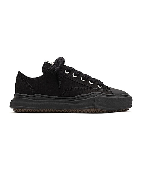 �㴰���Maison MIHARA YASUHIRO��PETERSON low��original sole canvas low cut sneaker/BLK/BLK