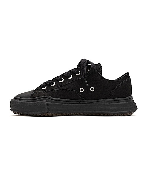 �㴰���Maison MIHARA YASUHIRO��PETERSON low��original sole canvas low cut sneaker/BLK/BLK