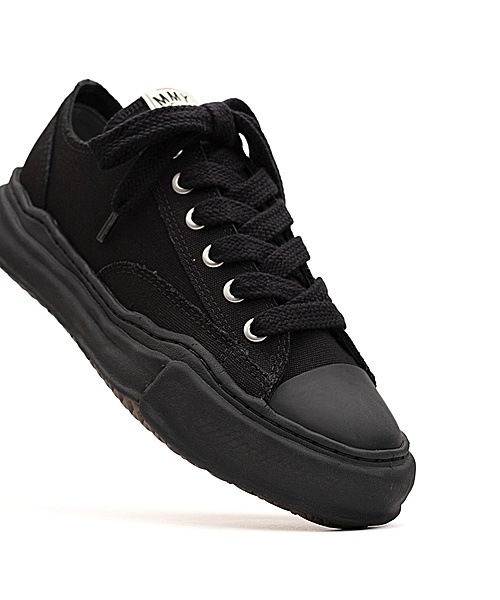 �㴰���Maison MIHARA YASUHIRO��PETERSON low��original sole canvas low cut sneaker/BLK/BLK