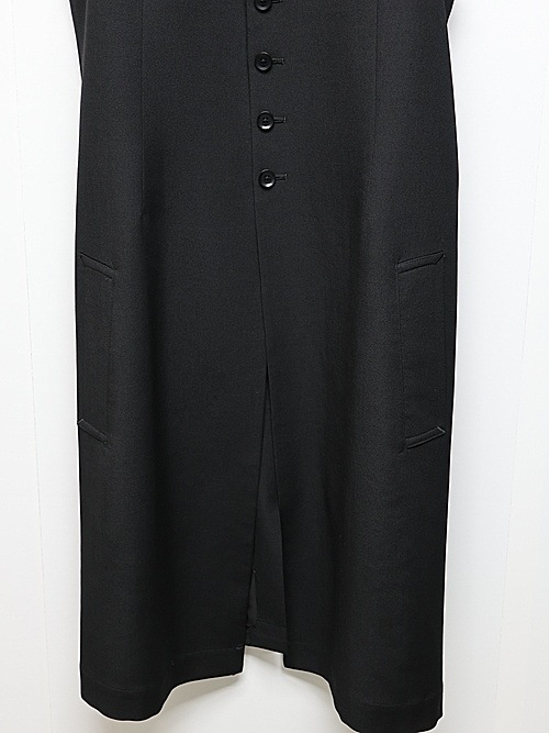 Ground Y饦ɥ磻/W/GABARDINE SINGLE LONG VEST/BLACK