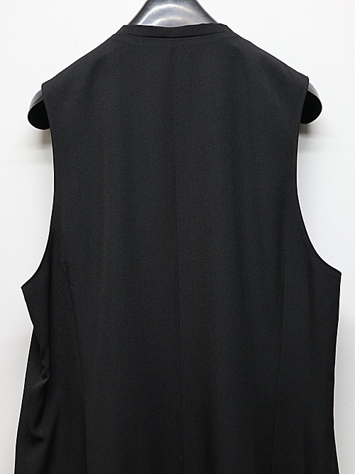 Ground Y饦ɥ磻/W/GABARDINE SINGLE LONG VEST/BLACK