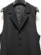 Ground Y饦ɥ磻/W/GABARDINE SINGLE LONG VEST/BLACK
