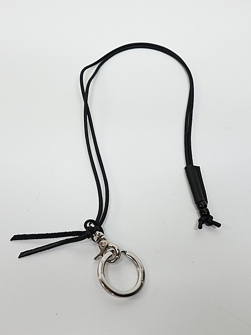 Ground Y�����饦��ɥ磻/BRASS GLASS HOLDER NECKLACE/BLACK.