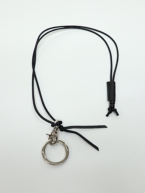 Ground Y�����饦��ɥ磻/BRASS GLASS HOLDER NECKLACE/BLACK.