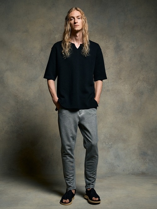 (ͽ���ʡ�2��3������ͽ��/wjk�����֥른��������/quarter-knit key neck H/S/black