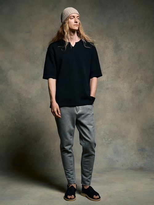 (ͽ���ʡ�2��3������ͽ��/wjk�����֥른��������/quarter-knit key neck H/S/black