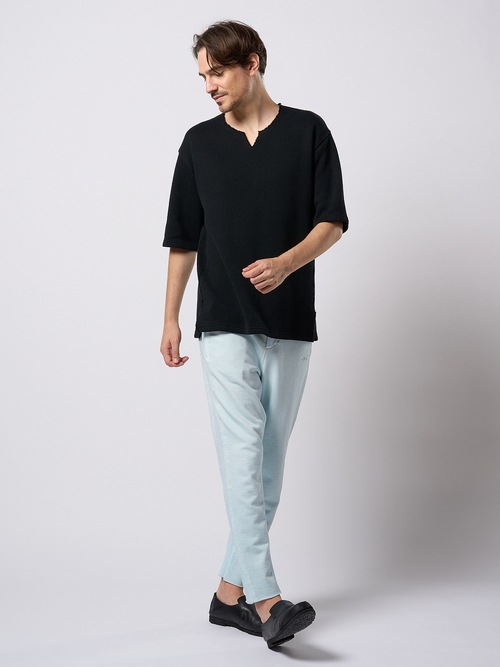 (ͽ���ʡ�2��3������ͽ��/wjk�����֥른��������/quarter-knit key neck H/S/black