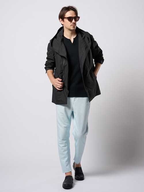 (ͽ���ʡ�2��3������ͽ��/wjk�����֥른��������/quarter-knit key neck H/S/black