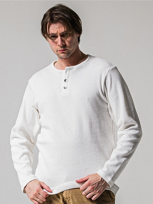 (ͽ���ʡ�1��2������ͽ��/39TH RESOUND CLOTHING���ꥵ����ɥ���������/WAFFLE HENRY/WHITE
