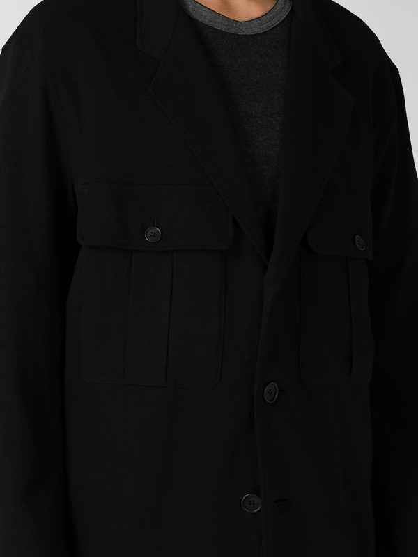 Yohji Yamamoto���襦����ޥ��/14.5/ŷ�� �����ե��㥱�å�/BLACK