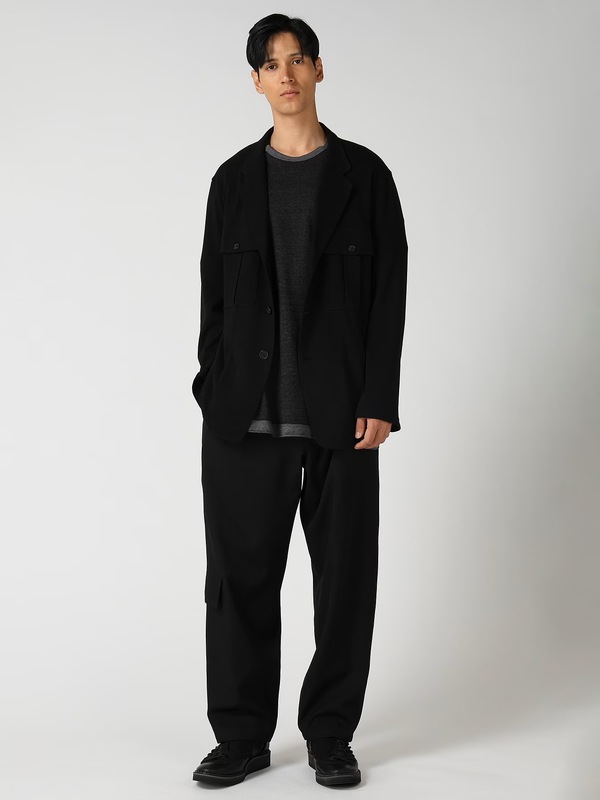Yohji Yamamoto���襦����ޥ��/14.5/ŷ�� �����ե��㥱�å�/BLACK