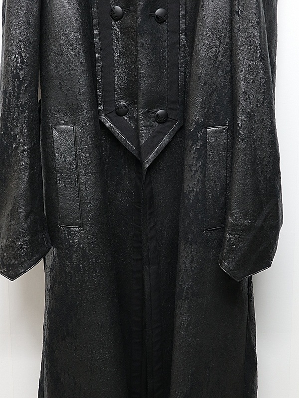 (ͽ���ʡ�11������12������ͽ��/kiryuyrik������奦����奦/Cross Dot Fleece Long Napoleon Coat/Black