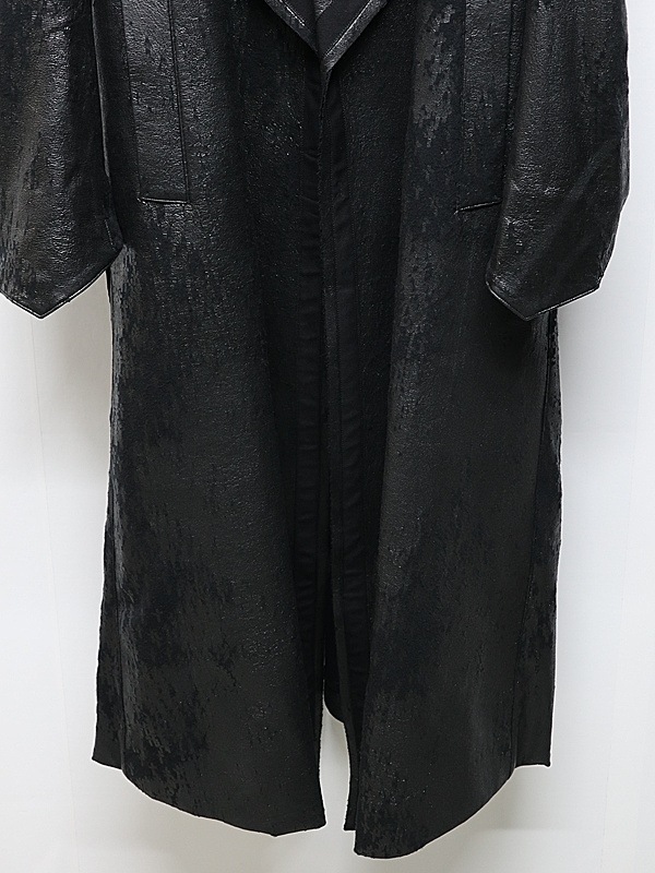 (ͽ���ʡ�11������12������ͽ��/kiryuyrik������奦����奦/Cross Dot Fleece Long Napoleon Coat/Black