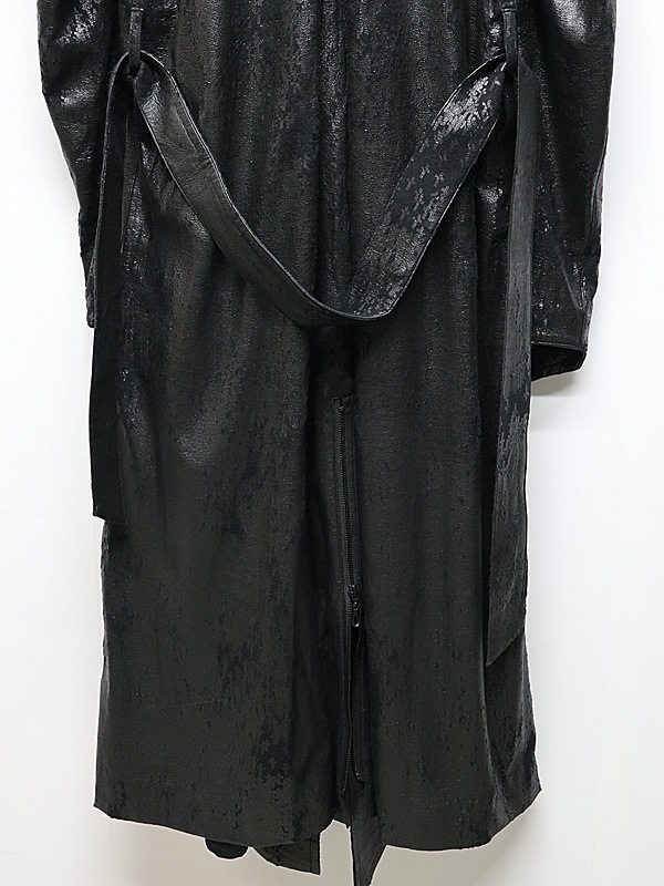 (ͽ���ʡ�11������12������ͽ��/kiryuyrik������奦����奦/Cross Dot Fleece Long Napoleon Coat/Black