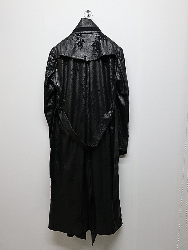 (ͽ���ʡ�11������12������ͽ��/kiryuyrik������奦����奦/Cross Dot Fleece Long Napoleon Coat/Black