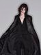 (ͽ���ʡ�11������12������ͽ��/kiryuyrik������奦����奦/Cross Dot Fleece Long Napoleon Coat/Black