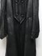 (ͽ���ʡ�11������12������ͽ��/kiryuyrik������奦����奦/Cross Dot Fleece Long Napoleon Coat/Black