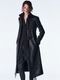 (ͽ���ʡ�11������12������ͽ��/kiryuyrik������奦����奦/Cross Dot Fleece Long Napoleon Coat/Black