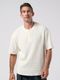 (ͽ���ʡ�3��4������ͽ��/wjk�����֥른��������/hard dry waffle fly-front henley S/S/white