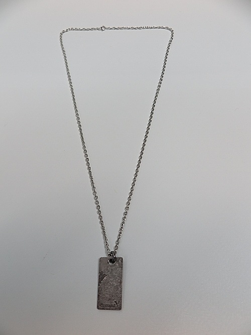 Ground Y饦ɥ磻/Brass Plate necklace/SILVER.