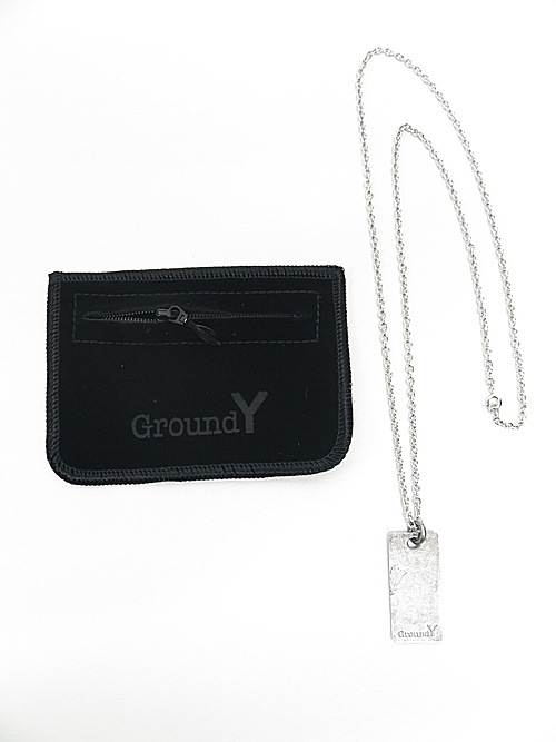 Ground Y饦ɥ磻/Brass Plate necklace/SILVER.