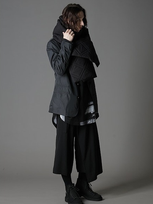 Ground Y饦ɥ磻/C/TYPEWRITER PADDED SCARF/BLACK